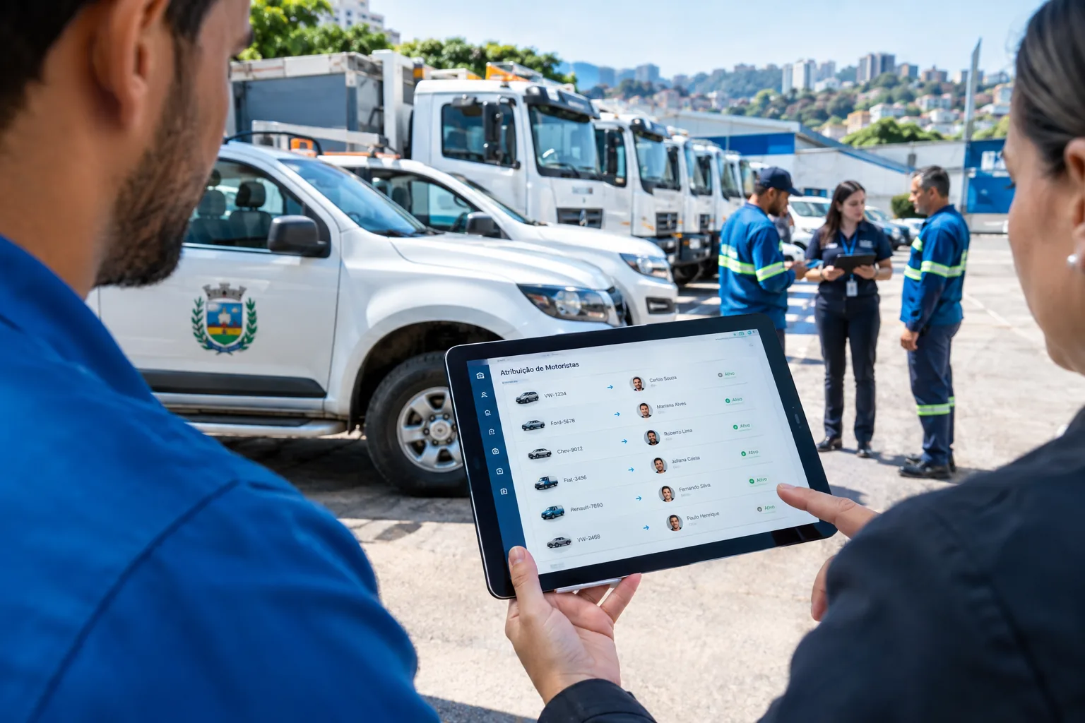 Operação da frota